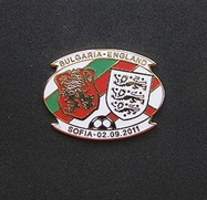 Futbol znachka Bulgaria - England